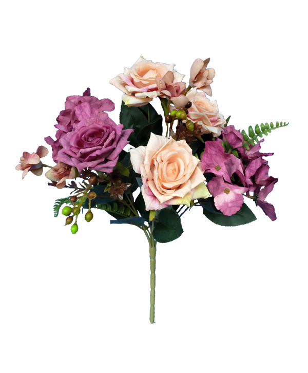 Rose Bush X9 – L40cm (994425) – SunEnergy Floral